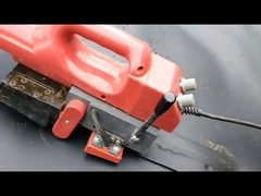 Saldatrice con cuña in polietilene ad alta densità