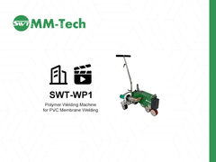 MM-Tech SWT-WP1 dimostrazione di funzionamento della macchina di saldatura a polimeri Tecnica di saldatura a pellicola in PVC ad alta efficienza