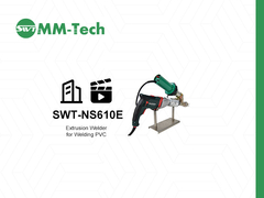 Saldatrice a estrusione portatile SWT-NS610E alimentata da METABO Germania, sistema di riscaldamento da 3400W
