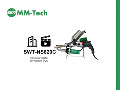 SWT-NS620C Pellet Extrusion Welding Gun Operation tedesco METABO Motor·5-40mm Film Welding