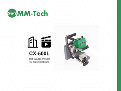 Saldatrice per geomembrana CX500L da 0,8-3 mm per discarica