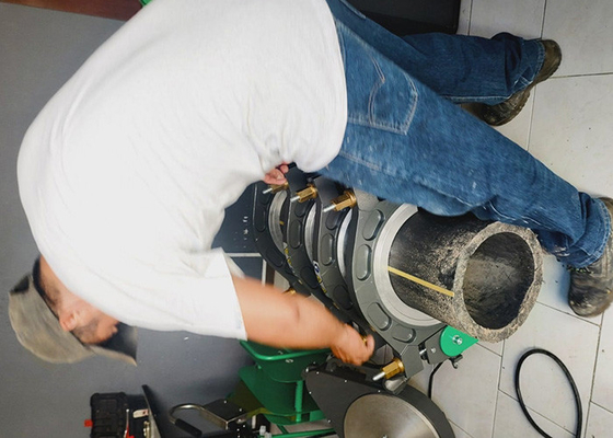 3" - 14" macchina idraulica 220V della saldatura per fusione di estremità della metropolitana dell'HDPE