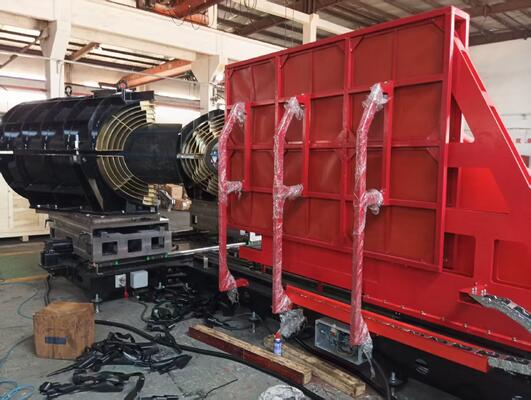 Saldatrice per fabbricazione di raccordi da 1200 mm per gomiti, tee e croci, curve a Y