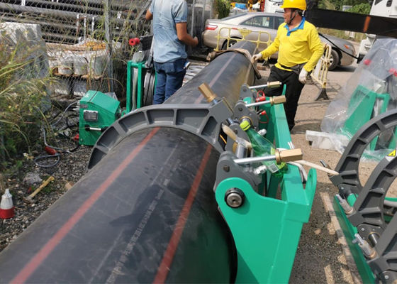 Macchina della saldatura di testa dell'HDPE del PE pp, saldatore del tubo dell'HDPE 200mm-450mm