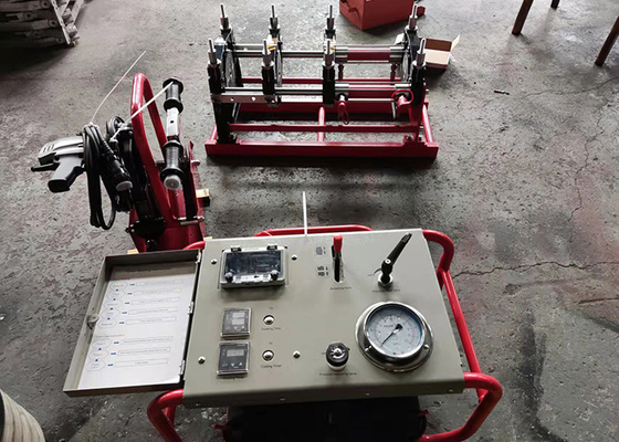 macchina 220v della saldatura per fusione di estremità del tubo dell'HDPE di 32-160mm