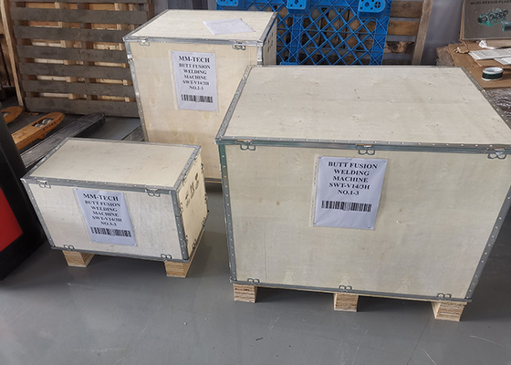 macchina 4.25kw della saldatura per fusione di estremità del tubo dell'HDPE di 250mm - di 90mm