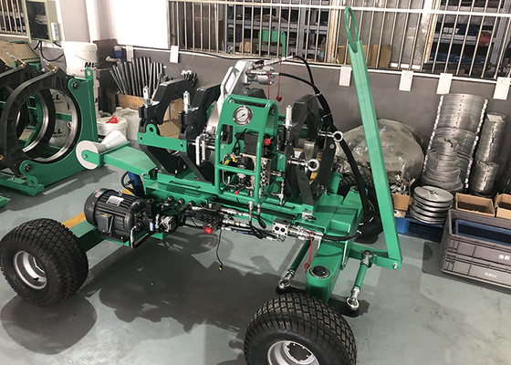 Macchina 8.38kw della saldatura per fusione di estremità del tubo dell'HDPE del temporizzatore 450mm