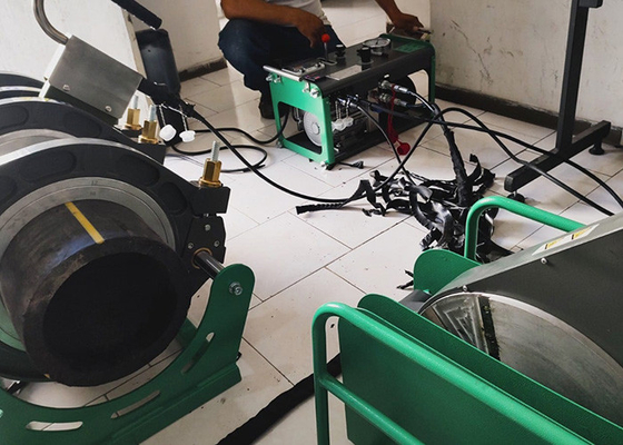 Saldatore idraulico Fusion Machine di estremità della metropolitana a 6 pollici dell'HDPE 6,25 chilowatt