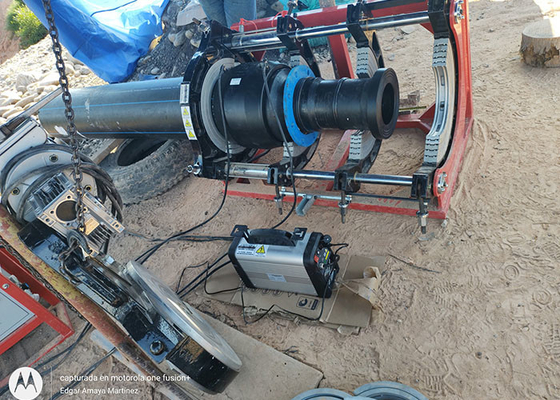macchina della saldatura per fusione dell'HDPE di 20-315mm elettro facile da operare