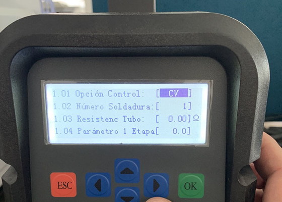 Macchina elettrica della saldatura per fusione di AC220V per le dimensioni dei montaggi del pe 20-200mm