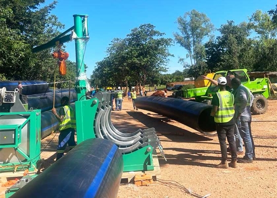 Macchine per saldatura a fusione di testa per tubi in HDPE da 1000 mm efficaci per l'irrigazione e l'approvvigionamento idrico