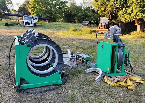 Apparecchiature di saldatura per tubi in HDPE termofusione 120 Bar per lavori civili