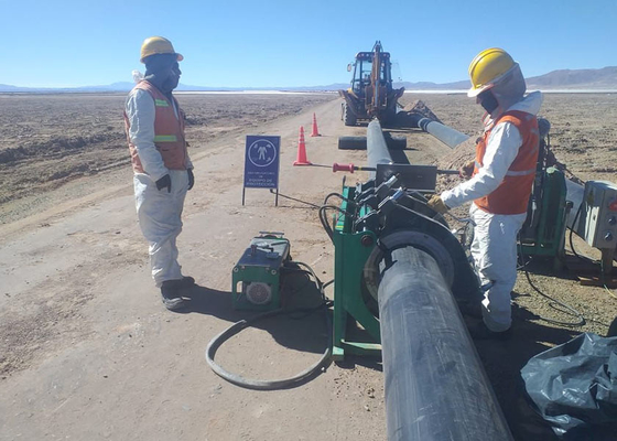 ISO 12176 CE Saldatore di fusione di tubi HDPE per pompe di calore geotermiche