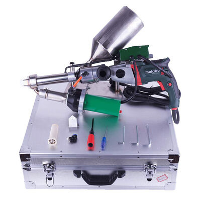 Saldatrice per estrusione da 3400W con motore METABO e garanzia di 2 anni per saldatura di plastica PP PE