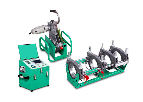 macchina 63mm-160mm idraulici della saldatura per fusione di estremità del tubo dell'HDPE 230V