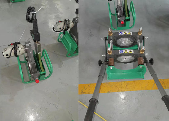 macchina manuale della saldatura per fusione di estremità del tubo del PE di 220V 50Hz 40-110mm