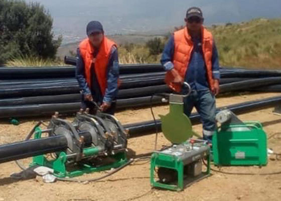 Macchina automatica della saldatura per fusione di estremità del tubo dell'HDPE del PE PPR per 90mm - 250mm