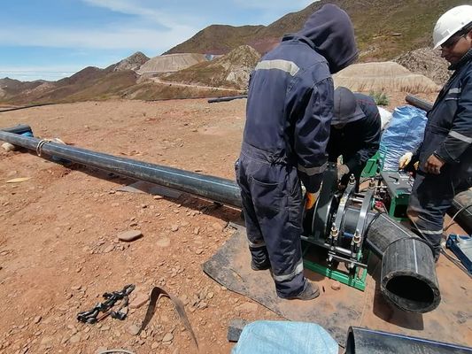 Grande macchina di plastica della saldatura per fusione di estremità del pe 3.41cbm del tubo