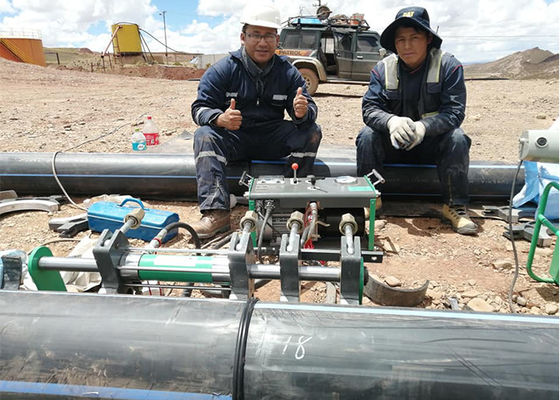 380v macchina della saldatura per fusione di estremità del tubo dell'HDPE del pe 10.3kw
