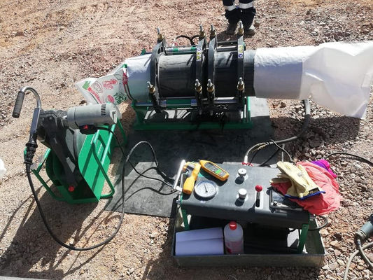 macchina unita calda della saldatura di testa dell'HDPE della conduttura d'alimentazione dell'acqua di 355mm
