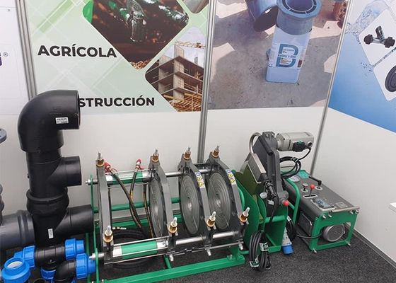 La plastica dell'HDPE del pe pp convoglia la macchina della saldatura per fusione di estremità del manuale di 40mm