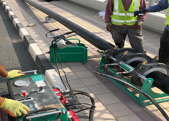 Macchina manuale della saldatura per fusione di estremità del tubo di gas dell'accessorio per tubi dell'HDPE del polietilene