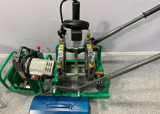 attrezzatura del tubo dell'HDPE della saldatura per fusione di estremità del manuale di 160mm