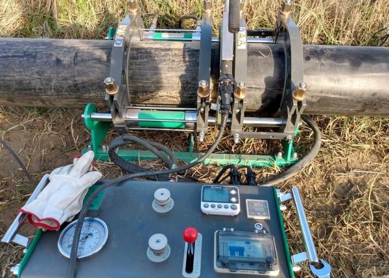 saldatrice del tubo del pe di fusione di estremità dell'HDPE di 110mm poli