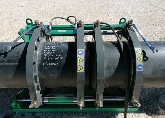 Saldatrice unita calda di Thermofusion del campo per il sistema a acqua del gas del tubo del pe dell'HDPE