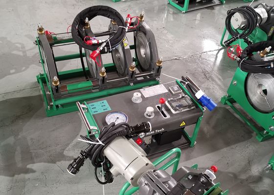 macchina della saldatura per fusione di estremità di 200mm per il tubo dell'HDPE