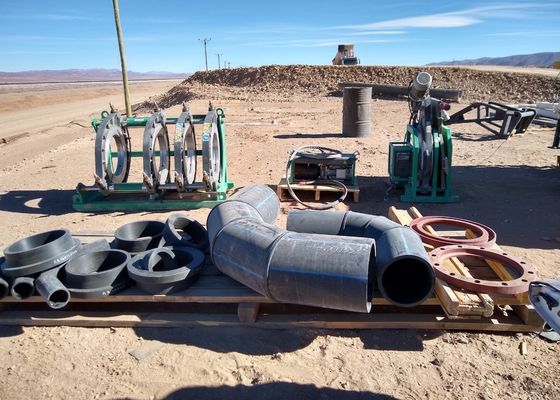 Macchine manuali di fusione di estremità del tubo dell'HDPE per il tubo di plastica
