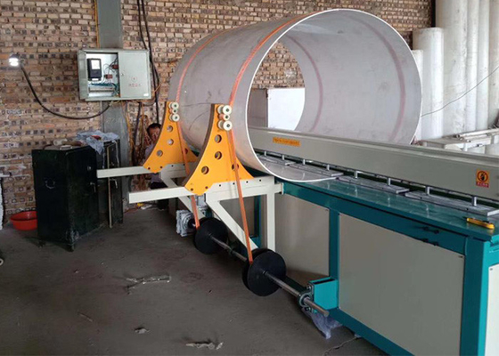 HDPE di plastica della saldatrice dello strato di 5000mm Semiauto