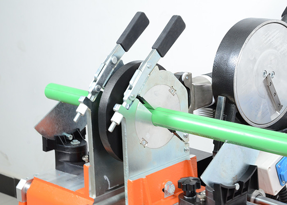 macchina della saldatura per fusione di estremità del manuale di 20-110mm per il tubo dell'HDPE