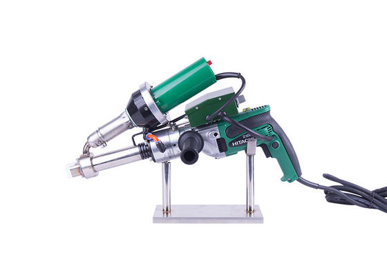 Pistola di saldatura ad estrusione ad aria calda da 110V per rivestimento di stagni con bastone da 4 mm per plastica PP PE