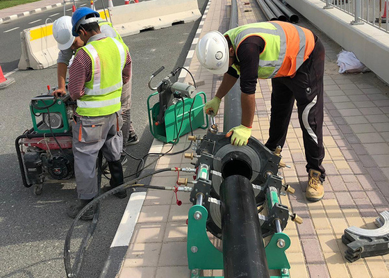congiungere idraulico del tubo dell'HDPE della macchina di fusione di estremità di 160mm