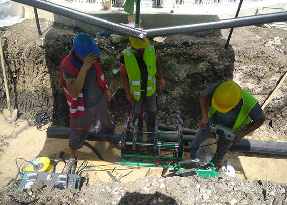 macchina di fusione di estremità dell'HDPE del tubo di 220V 315mm idraulica