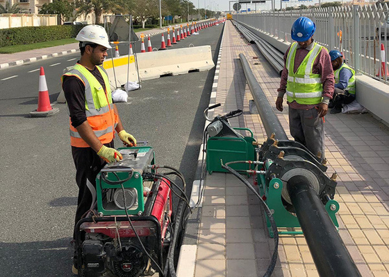 Saldatrice dell'HDPE di fusione 63mm di estremità/attrezzatura idrauliche