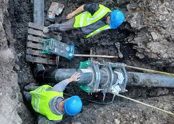 macchina idraulica della saldatura per fusione di estremità di 50-160mm per il tubo dell'HDPE