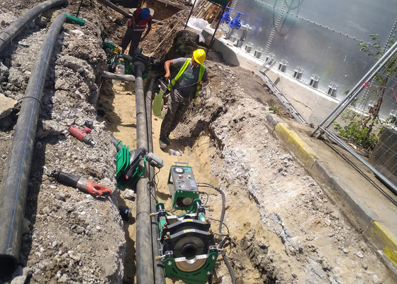 Macchina idraulica della saldatura per fusione di estremità dell'HDPE per 280mm