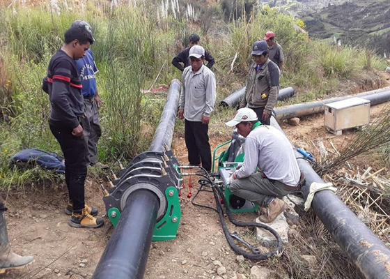 macchina della saldatura per fusione di estremità del tubo dell'HDPE di 630mm con l'esposizione di temperatura