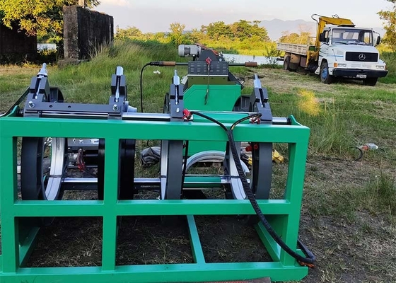 2.2Kw Potenza Pompa ISO12176 Standard DVS2207 Apparecchiatura di Saldatura per Fusione di Tubi in HDPE per Irrigazione Agricola