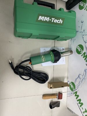 Pistola ad aria calda da 1600W con temperatura regolabile 20-620°C e volume d'aria massimo 180L/min per saldatura in plastica in PVC