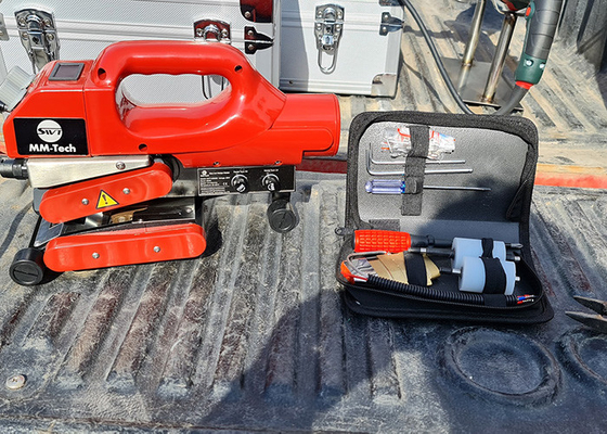 HDPE GEO 0.2-1.5MM SWT-NS800D Geomembrane Welding Machine per progetti di allevamento di pesci